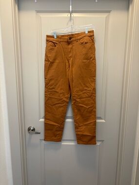 Pact Chinos in Rust Organic Cotton NWOT Size M
